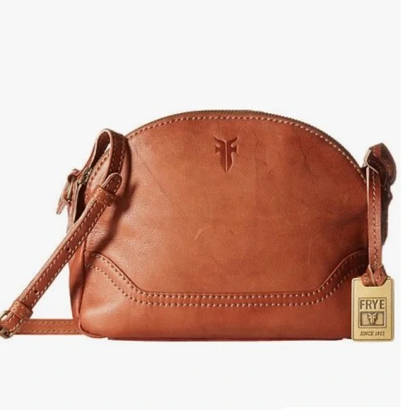 Frye Women's Brown campus Crossbody Bag/ 3 sections - Picture 1 of 8